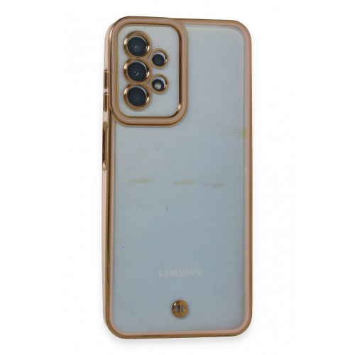 Newface Samsung Galaxy A13 4G Kılıf Liva Lens Silikon - Pudra Newface Samsung Galaxy A13 4G Kılıf Liva Lens Silikon - Pudra
