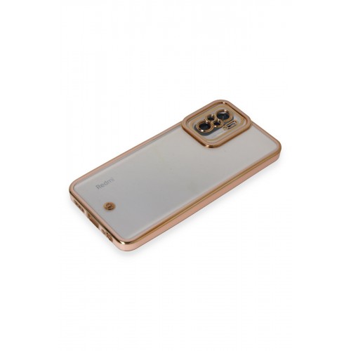 Newface Xiaomi Poco M5s Kılıf Liva Lens Silikon - Pudra Newface Xiaomi Poco M5s Kılıf Liva Lens Silikon - Pudra