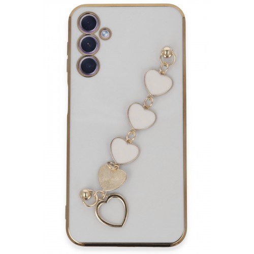 Newface Samsung Galaxy A24 4G Kılıf Esila Silikon - Beyaz Newface Samsung Galaxy A24 4G Kılıf Esila Silikon - Beyaz