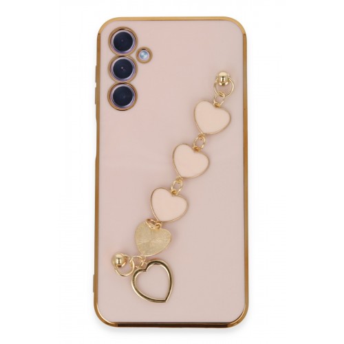 Newface Samsung Galaxy A24 4G Kılıf Esila Silikon - Pudra Newface Samsung Galaxy A24 4G Kılıf Esila Silikon - Pudra