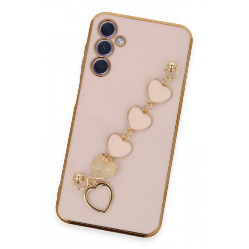 Newface Samsung Galaxy A24 4G Kılıf Esila Silikon - Pudra Newface Samsung Galaxy A24 4G Kılıf Esila Silikon - Pudra