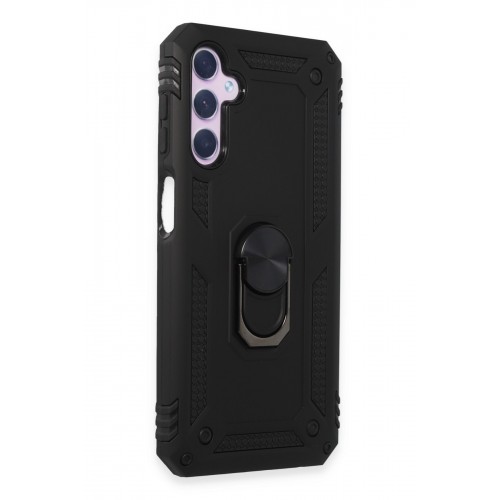 Newface Samsung Galaxy A24 4G Kılıf Sofya Yüzüklü Silikon Kapak - Siyah Newface Samsung Galaxy A24 4G Kılıf Sofya Yüzüklü Silikon Kapak - Siyah