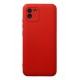 Newface Samsung Galaxy A03 Kılıf Nano içi Kadife Silikon - Kırmızı Newface Samsung Galaxy A03 Kılıf Nano içi Kadife Silikon - Kırmızı