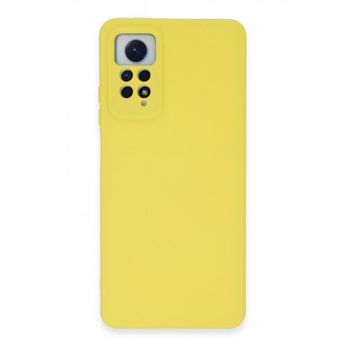 Newface Xiaomi Redmi Note 12 Pro 4G Kılıf Nano içi Kadife Silikon - Sarı Newface Xiaomi Redmi Note 12 Pro 4G Kılıf Nano içi Kadife Silikon - Sarı