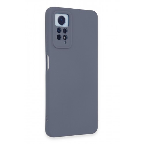 Newface Xiaomi Redmi Note 12 Pro 4G Kılıf Nano içi Kadife Silikon - Gri Newface Xiaomi Redmi Note 12 Pro 4G Kılıf Nano içi Kadife Silikon - Gri