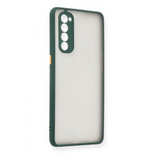 Newface Oppo Reno 4 Pro Kılıf Montreal Silikon Kapak - Yeşil Newface Oppo Reno 4 Pro Kılıf Montreal Silikon Kapak - Yeşil