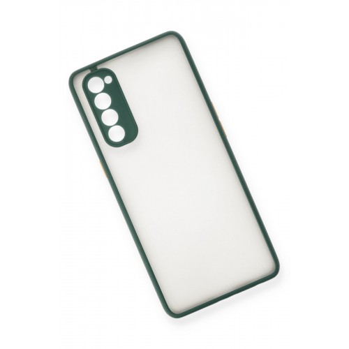 Newface Oppo Reno 4 Pro Kılıf Montreal Silikon Kapak - Yeşil Newface Oppo Reno 4 Pro Kılıf Montreal Silikon Kapak - Yeşil