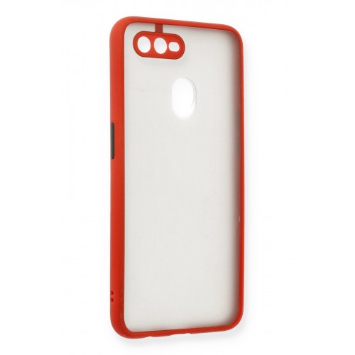 Newface Oppo A12 Kılıf Montreal Silikon Kapak - Kırmızı Newface Oppo A12 Kılıf Montreal Silikon Kapak - Kırmızı