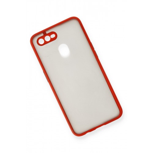 Newface Oppo A12 Kılıf Montreal Silikon Kapak - Kırmızı Newface Oppo A12 Kılıf Montreal Silikon Kapak - Kırmızı