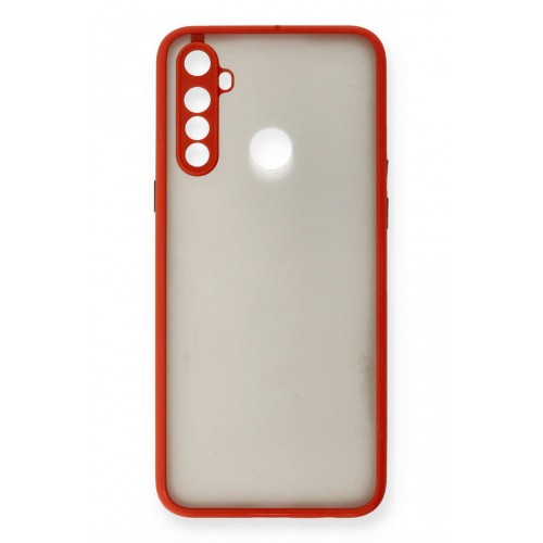 Newface Realme C3 Kılıf Montreal Silikon Kapak - Kırmızı Newface Realme C3 Kılıf Montreal Silikon Kapak - Kırmızı