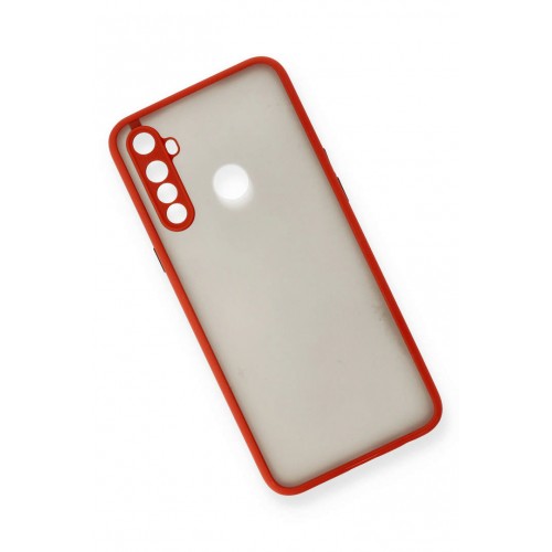 Newface Realme C3i Kılıf Montreal Silikon Kapak - Kırmızı Newface Realme C3i Kılıf Montreal Silikon Kapak - Kırmızı