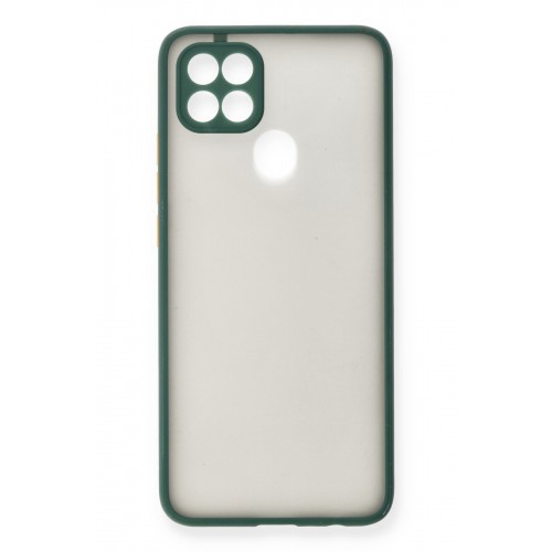Newface Oppo A15S Kılıf Montreal Silikon Kapak - Yeşil Newface Oppo A15S Kılıf Montreal Silikon Kapak - Yeşil
