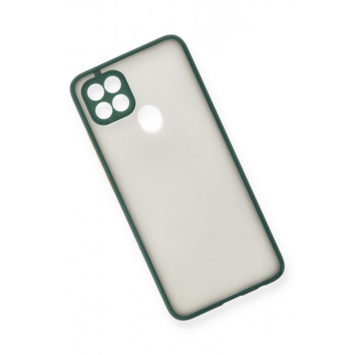 Newface Oppo A15S Kılıf Montreal Silikon Kapak - Yeşil Newface Oppo A15S Kılıf Montreal Silikon Kapak - Yeşil