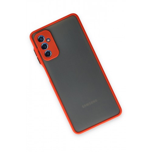 Newface Samsung Galaxy M52 5G Kılıf Montreal Silikon Kapak - Kırmızı Newface Samsung Galaxy M52 5G Kılıf Montreal Silikon Kapak - Kırmızı