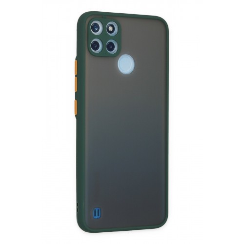 Newface Realme C21Y Kılıf Montreal Silikon Kapak - Yeşil Newface Realme C21Y Kılıf Montreal Silikon Kapak - Yeşil