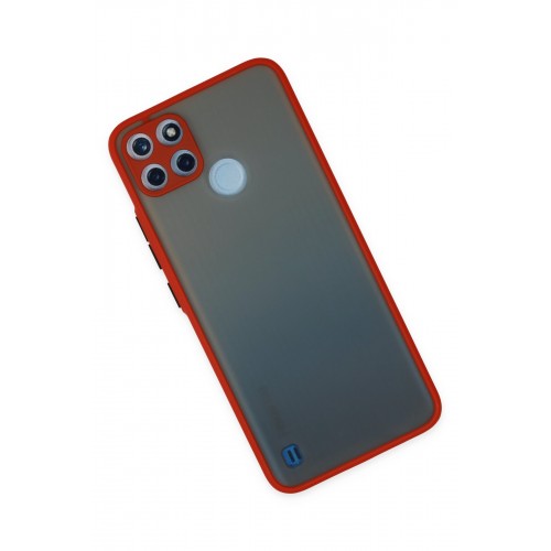 Newface Realme C21Y Kılıf Montreal Silikon Kapak - Kırmızı Newface Realme C21Y Kılıf Montreal Silikon Kapak - Kırmızı