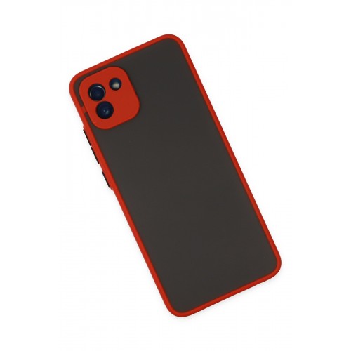 Newface Samsung Galaxy A03 Kılıf Montreal Silikon Kapak - Kırmızı Newface Samsung Galaxy A03 Kılıf Montreal Silikon Kapak - Kırmızı