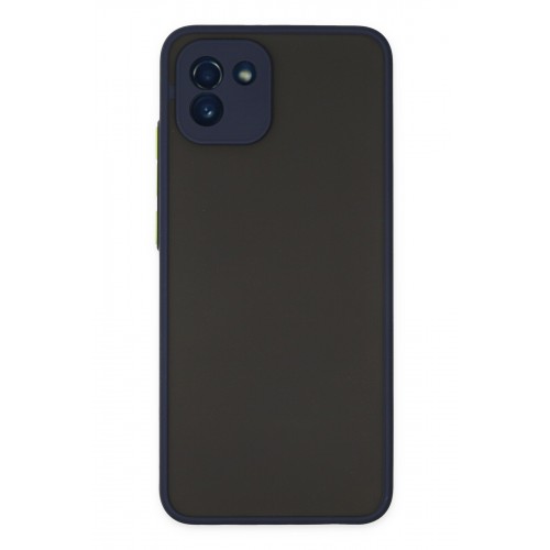 Newface Samsung Galaxy A03 Kılıf Montreal Silikon Kapak - Lacivert Newface Samsung Galaxy A03 Kılıf Montreal Silikon Kapak - Lacivert