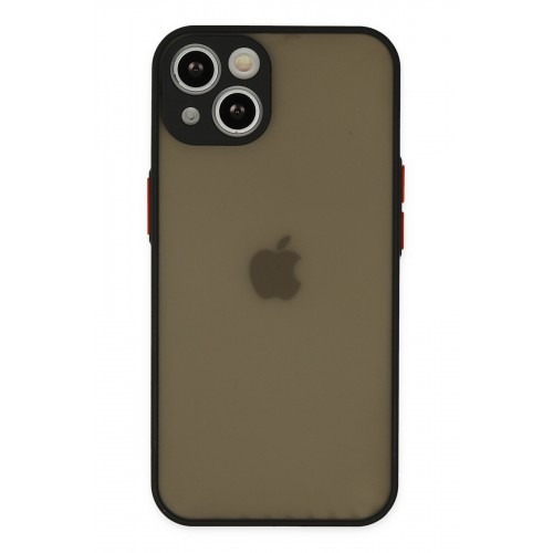 Newface iPhone 14 Kılıf Montreal Silikon Kapak - Siyah Newface iPhone 14 Kılıf Montreal Silikon Kapak - Siyah