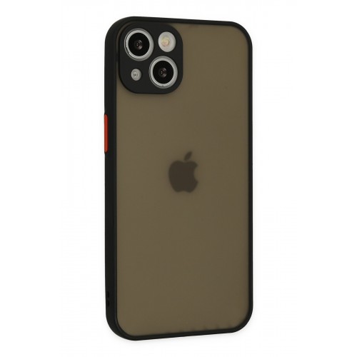 Newface iPhone 14 Kılıf Montreal Silikon Kapak - Siyah Newface iPhone 14 Kılıf Montreal Silikon Kapak - Siyah