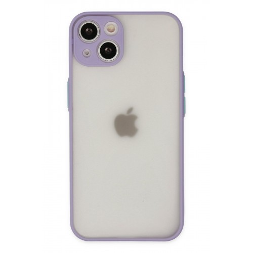 Newface iPhone 14 Kılıf Montreal Silikon Kapak - Mor Newface iPhone 14 Kılıf Montreal Silikon Kapak - Mor