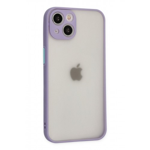 Newface iPhone 14 Kılıf Montreal Silikon Kapak - Mor Newface iPhone 14 Kılıf Montreal Silikon Kapak - Mor