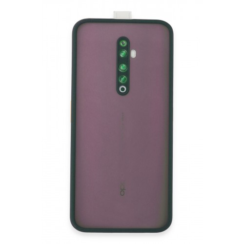 Newface Oppo Reno 2Z Kılıf Montreal Silikon Kapak - Yeşil Newface Oppo Reno 2Z Kılıf Montreal Silikon Kapak - Yeşil