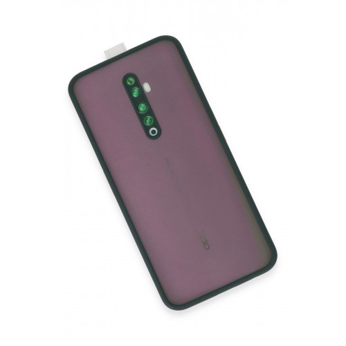 Newface Oppo Reno 2Z Kılıf Montreal Silikon Kapak - Yeşil Newface Oppo Reno 2Z Kılıf Montreal Silikon Kapak - Yeşil