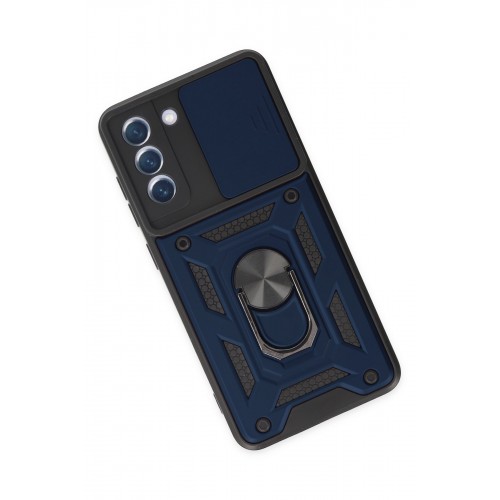 Newface Samsung Galaxy S21 FE Kılıf Pars Lens Yüzüklü Silikon - Lacivert Newface Samsung Galaxy S21 FE Kılıf Pars Lens Yüzüklü Silikon - Lacivert