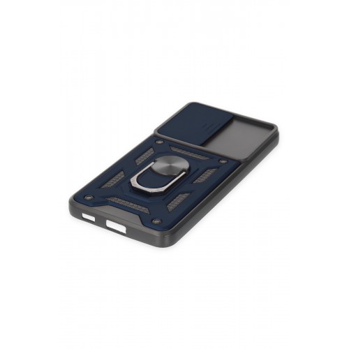 Newface Samsung Galaxy S21 FE Kılıf Pars Lens Yüzüklü Silikon - Lacivert Newface Samsung Galaxy S21 FE Kılıf Pars Lens Yüzüklü Silikon - Lacivert
