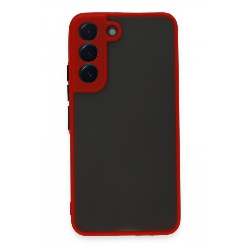 Newface Samsung Galaxy S22 Kılıf Montreal Silikon Kapak - Kırmızı Newface Samsung Galaxy S22 Kılıf Montreal Silikon Kapak - Kırmızı