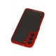 Newface Samsung Galaxy S22 Kılıf Montreal Silikon Kapak - Kırmızı Newface Samsung Galaxy S22 Kılıf Montreal Silikon Kapak - Kırmızı