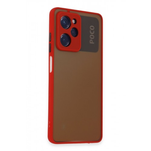 Newface Xiaomi Poco X5 Pro 5G Kılıf Montreal Silikon Kapak - Kırmızı Newface Xiaomi Poco X5 Pro 5G Kılıf Montreal Silikon Kapak - Kırmızı
