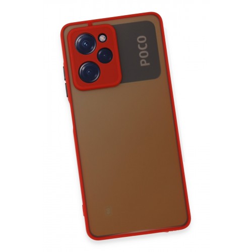 Newface Xiaomi Poco X5 Pro 5G Kılıf Montreal Silikon Kapak - Kırmızı Newface Xiaomi Poco X5 Pro 5G Kılıf Montreal Silikon Kapak - Kırmızı