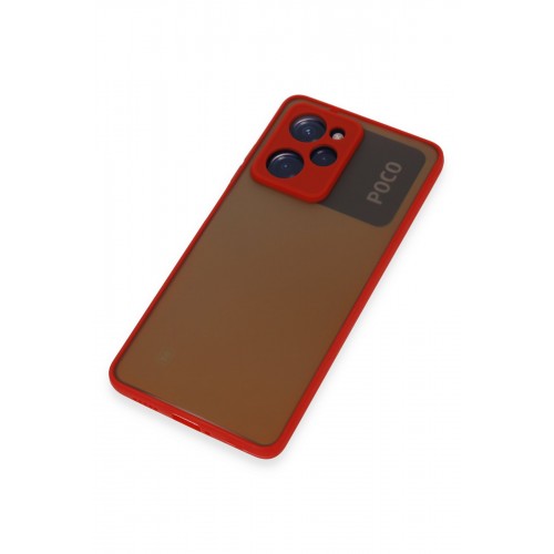 Newface Xiaomi Poco X5 Pro 5G Kılıf Montreal Silikon Kapak - Kırmızı Newface Xiaomi Poco X5 Pro 5G Kılıf Montreal Silikon Kapak - Kırmızı