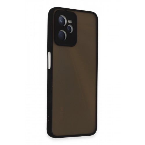 Newface Realme C35 Kılıf Montreal Silikon Kapak - Siyah Newface Realme C35 Kılıf Montreal Silikon Kapak - Siyah