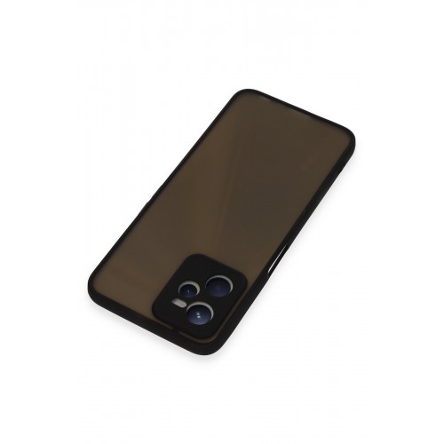 Newface Realme C35 Kılıf Montreal Silikon Kapak - Siyah Newface Realme C35 Kılıf Montreal Silikon Kapak - Siyah