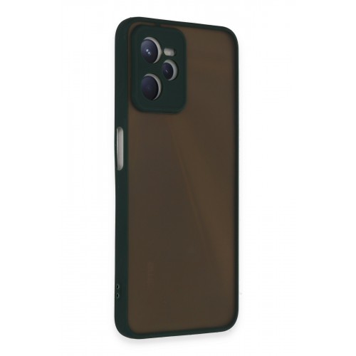 Newface Realme C35 Kılıf Montreal Silikon Kapak - Yeşil Newface Realme C35 Kılıf Montreal Silikon Kapak - Yeşil