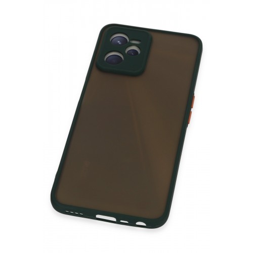 Newface Realme C35 Kılıf Montreal Silikon Kapak - Yeşil Newface Realme C35 Kılıf Montreal Silikon Kapak - Yeşil