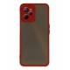 Newface Realme C35 Kılıf Montreal Silikon Kapak - Kırmızı Newface Realme C35 Kılıf Montreal Silikon Kapak - Kırmızı