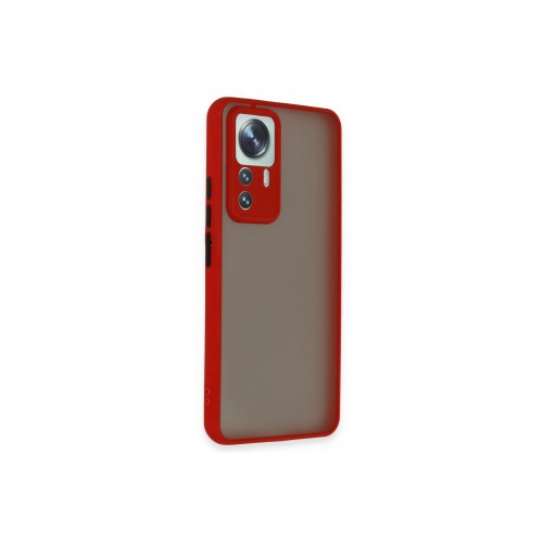 Newface Xiaomi Mi 12T Pro Kılıf Montreal Silikon Kapak - Kırmızı Newface Xiaomi Mi 12T Pro Kılıf Montreal Silikon Kapak - Kırmızı