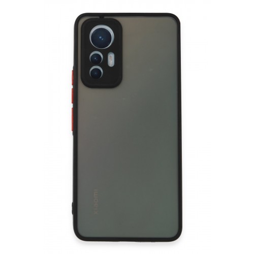 Newface Xiaomi Mi 12 Lite Kılıf Montreal Silikon Kapak - Siyah Newface Xiaomi Mi 12 Lite Kılıf Montreal Silikon Kapak - Siyah