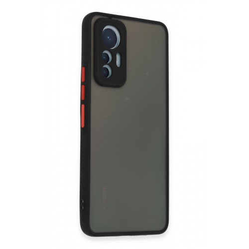 Newface Xiaomi Mi 12 Lite Kılıf Montreal Silikon Kapak - Siyah Newface Xiaomi Mi 12 Lite Kılıf Montreal Silikon Kapak - Siyah