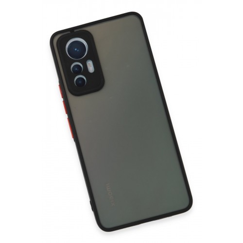 Newface Xiaomi Mi 12 Lite Kılıf Montreal Silikon Kapak - Siyah Newface Xiaomi Mi 12 Lite Kılıf Montreal Silikon Kapak - Siyah
