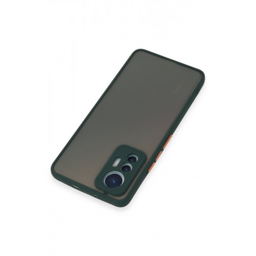 Newface Xiaomi Mi 12 Lite Kılıf Montreal Silikon Kapak - Yeşil Newface Xiaomi Mi 12 Lite Kılıf Montreal Silikon Kapak - Yeşil