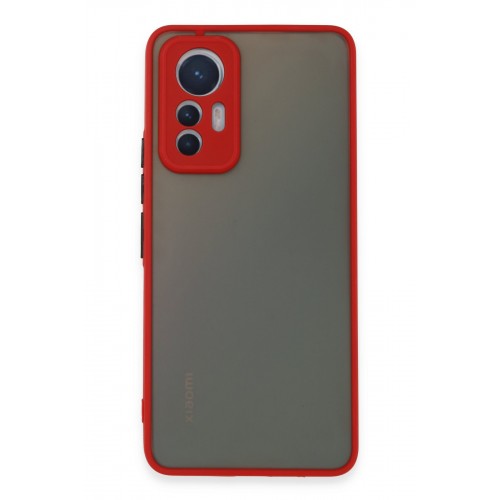 Newface Xiaomi Mi 12 Lite Kılıf Montreal Silikon Kapak - Kırmızı Newface Xiaomi Mi 12 Lite Kılıf Montreal Silikon Kapak - Kırmızı