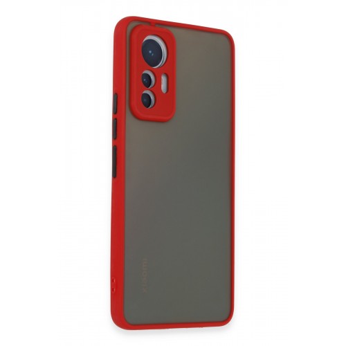 Newface Xiaomi Mi 12 Lite Kılıf Montreal Silikon Kapak - Kırmızı Newface Xiaomi Mi 12 Lite Kılıf Montreal Silikon Kapak - Kırmızı