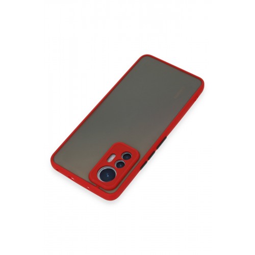 Newface Xiaomi Mi 12 Lite Kılıf Montreal Silikon Kapak - Kırmızı Newface Xiaomi Mi 12 Lite Kılıf Montreal Silikon Kapak - Kırmızı