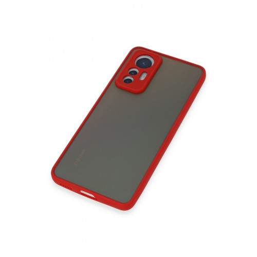 Newface Xiaomi Mi 12 Lite Kılıf Montreal Silikon Kapak - Kırmızı Newface Xiaomi Mi 12 Lite Kılıf Montreal Silikon Kapak - Kırmızı