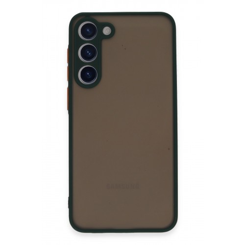 Newface Samsung Galaxy S23 Plus Kılıf Montreal Silikon Kapak - Yeşil